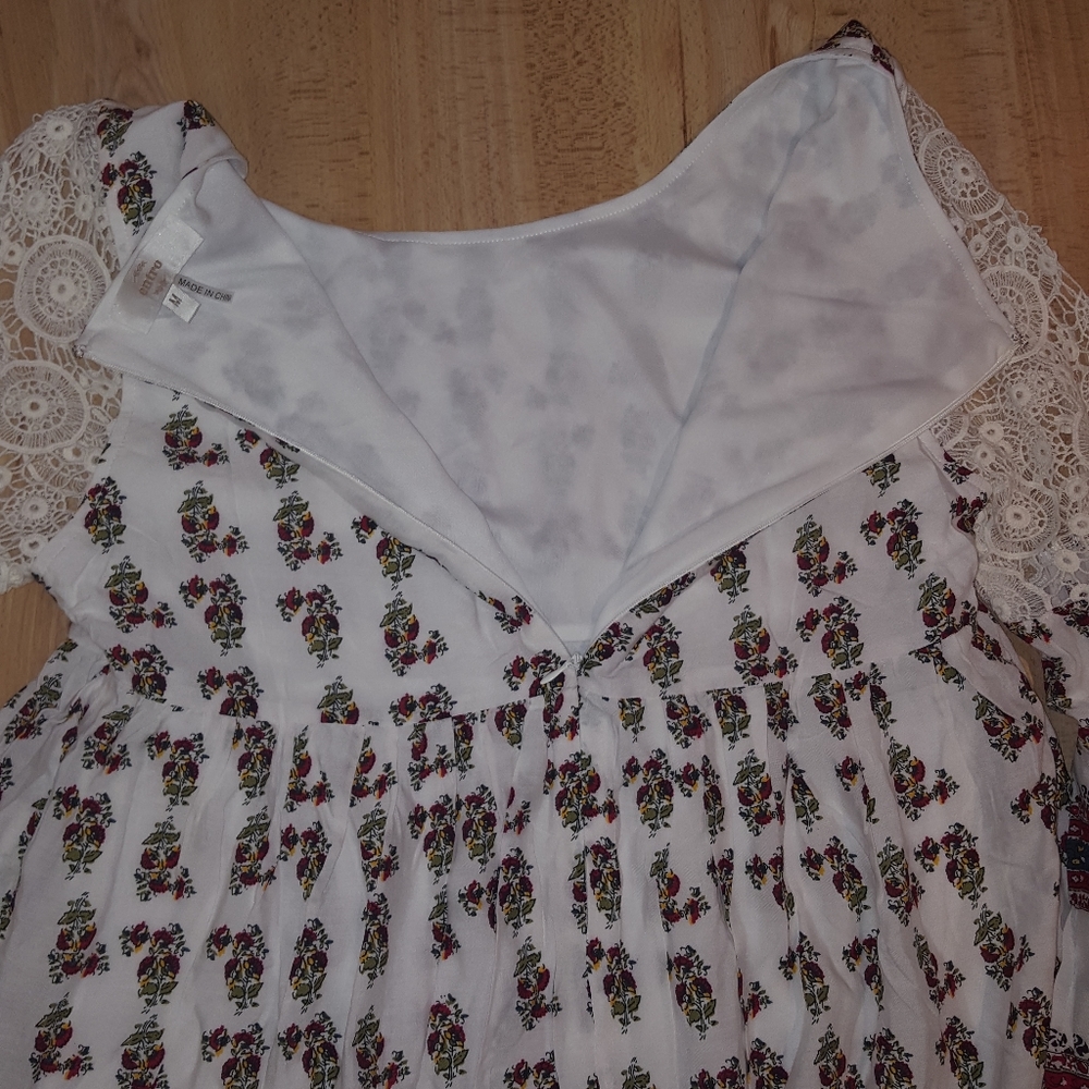 Entro Babydoll Floral Dress size M - Picture 12 of 16